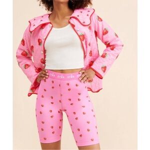 CRAS kelly bike short in strawberry